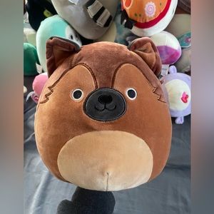 Squishmallows Mario the German Shepherd